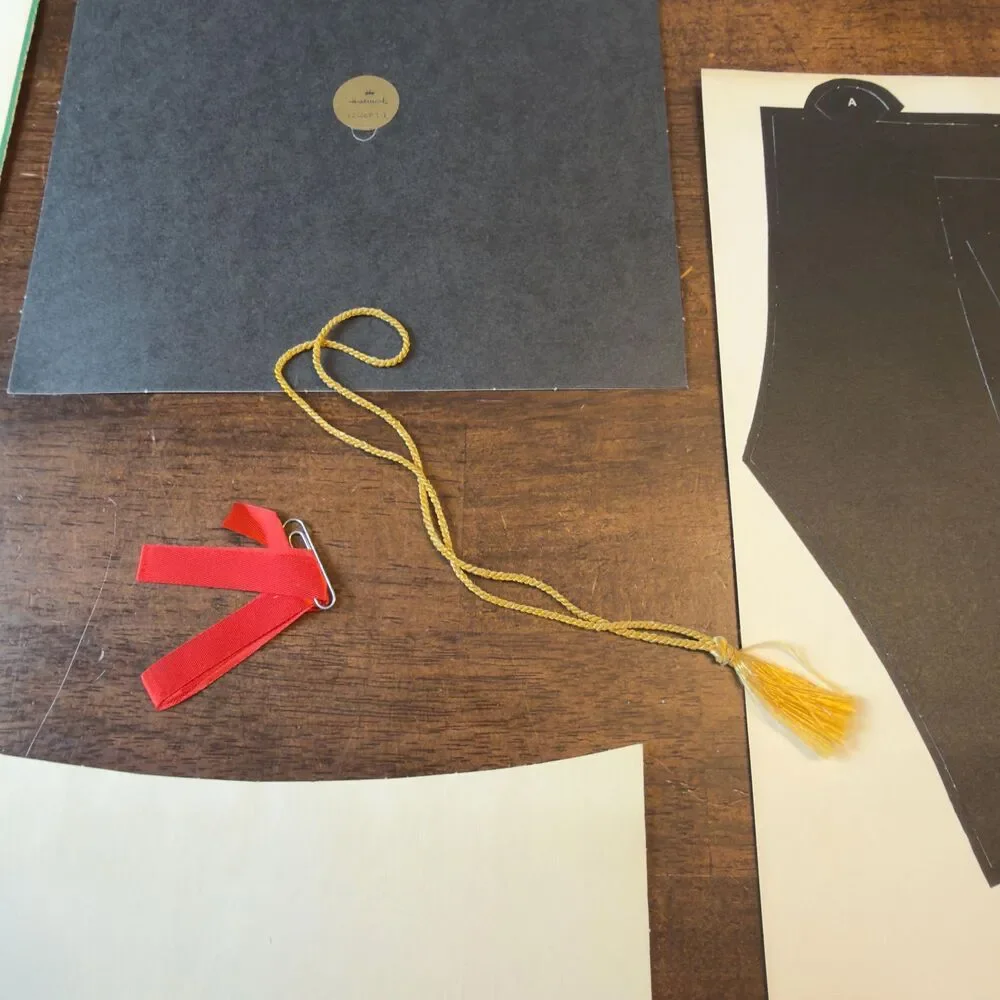 Rare Vintage 1960 Hallmark Diploma Days Graduation Centerpiece Kit Unused NOS